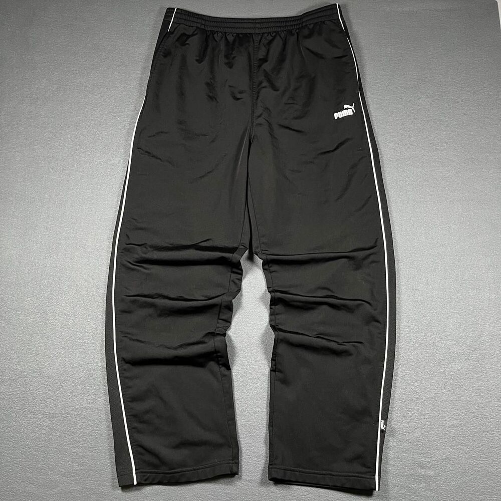 Puma Men's Black Joggers-tracksuits